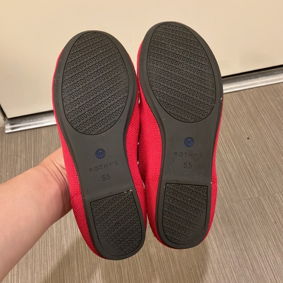 Rothy’s round toe flats hot pink color size 5.5 - Picture 13 of 13